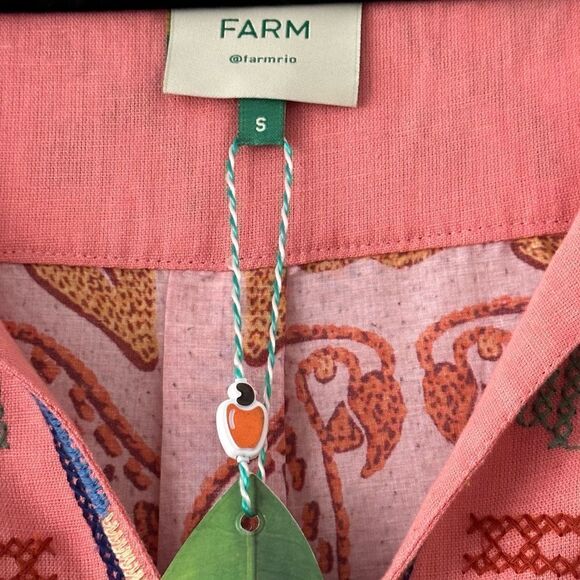 FARM Rio NWT Ainika Printed Tiered Maxi Dress Size S - Picture 8 of 13